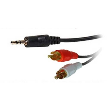 3.5mm Jack to 2 x RCA Phono Stereo Audio Cable 10meter 